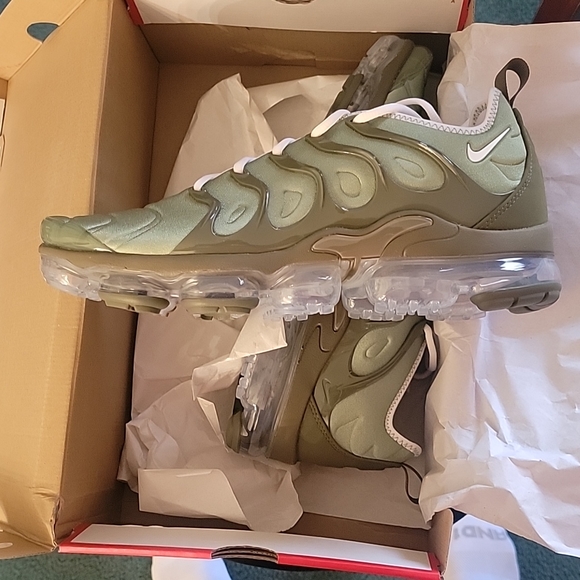 Nike Other - Men's Nike Vapormax Shoes,Size 12,colors olive Green and white